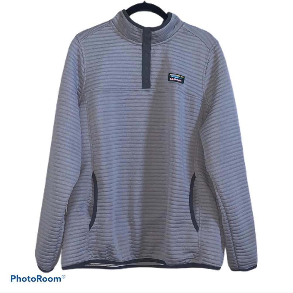L.L. Bean Airlight Gray Pull Over Size Extra Large